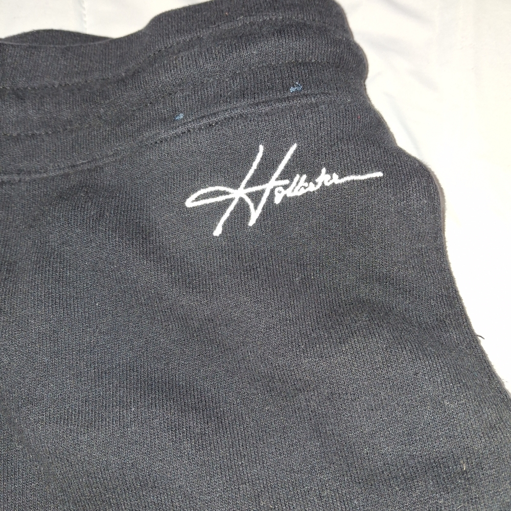 Hollister Men's Athletic Shorts - Light Blue, Black, Gray - Picture 8 of 14